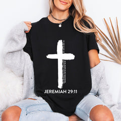 Jeremiah 29:11 Cross | Plans & Hope Tee - Luckets.com