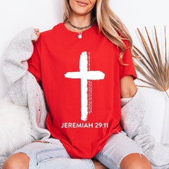 Jeremiah 29:11 Cross | Plans & Hope Tee - Luckets.com