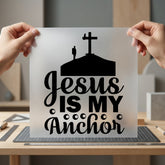 Jesus Anchor Faith-inspired Diy Christian Faith Ready to Press DTF Transfer for Dtf