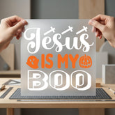 Jesus Boo Halloween Christian Christian Faith Ready to Press DTF Transfer for Dtf