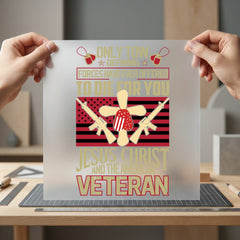 Jesus Christ American Veteran Christian Faith Ready to Press DTF Transfer for Dtf