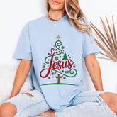 Jesus Christmas Tree | Holiday Faith Tee - Luckets.com