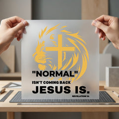 Jesus Coming Back Christian Christian Faith Ready to Press DTF Transfer for Dtf