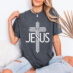 JESUS Cross | Rebirth & Redemption Tee - Luckets.com