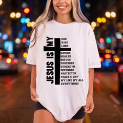Jesus Everything Christian Diy Christian Faith Ready to Press DTF Transfer for Dtf