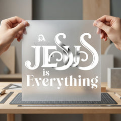 Jesus Everything Faith-inspired Diy Christian Faith Ready to Press DTF Transfer for Dtf