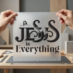 Jesus Everything Faith-inspired Diy Christian Faith Ready to Press DTF Transfer for Dtf