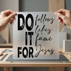 Jesus Faith-inspired Diy Christian Faith Ready to Press DTF Transfer for Dtf