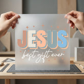 Jesus Gift Ever Retro Christian Faith Ready to Press DTF Transfer for Dtf