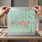 Jesus Harvest Faith-inspired Diy Christian Faith Ready to Press DTF Transfer for Dtf