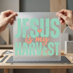 Jesus Harvest Faith-inspired Diy Christian Faith Ready to Press DTF Transfer for Dtf