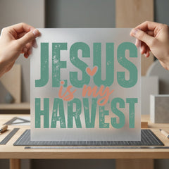 Jesus Harvest Faith-inspired Diy Christian Faith Ready to Press DTF Transfer for Dtf