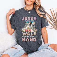 Jesus I Can't Even Walk | Trust & Guidance Tee - Luckets.com