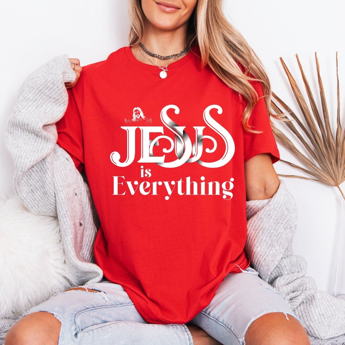 Jesus Is Everything | Bold Faith Statement Tee - Luckets.com