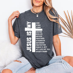 Jesus Is My Everything | Identity & Worship Tee - Luckets.com