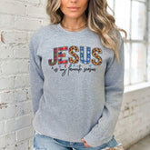 Jesus Is My Favorite Season | Faith & Christmas Sweatshirt - Luckets.com