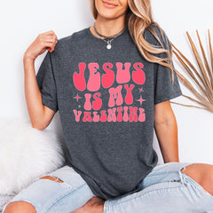 Jesus Is My Valentine | Retro Faith Tee - Luckets.com