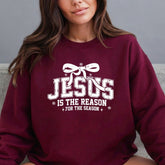 Jesus Is The Reason | Christmas Faith Sweatshirt - Luckets.com