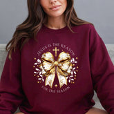 Jesus Is The Reason | Christmas Grace Sweatshirt - Luckets.com