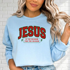 Jesus Is The Reason | Festive Faith Sweatshirt - Luckets.com