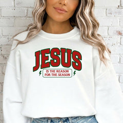Jesus Is The Reason | Festive Faith Sweatshirt - Luckets.com