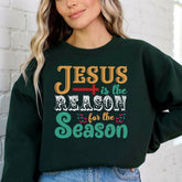 Jesus Is The Reason | Festive Faith Sweatshirt - Luckets.com