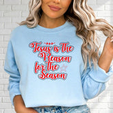 Jesus Is The Reason | Festive & Faithful Sweatshirt - Luckets.com