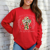 Jesus Is The Reason For The Season | Christmas Cross Sweatshirt - Luckets.com