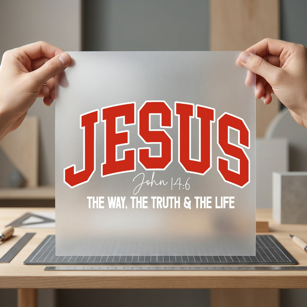 Jesus John Christian Faith Christian Faith Ready to Press DTF Transfer for Dtf