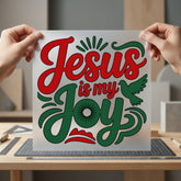 Jesus Joy Christian Diy Christian Faith Ready to Press DTF Transfer for Dtf