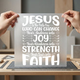 Jesus Joy Strength Faith Christian Faith Ready to Press DTF Transfer for Dtf