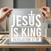 Jesus King Revelation Faith-inspired Christian Faith Ready to Press DTF Transfer for Dtf