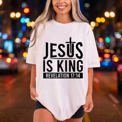 Jesus King Revelation Faith-inspired Christian Faith Ready to Press DTF Transfer for Dtf