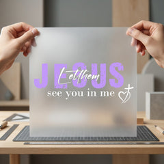 Jesus Let Them See Christian Faith Ready to Press DTF Transfer for Dtf
