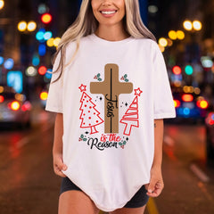 Jesus Reason Christmas Faith Christian Faith Ready to Press DTF Transfer for Dtf
