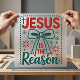 Jesus Reason Christmas Faith Christian Faith Ready to Press DTF Transfer for Dtf