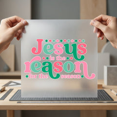 Jesus Reason Retro Diy Christian Faith Ready to Press DTF Transfer for Dtf