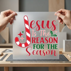 Jesus Reason Season Candy Christian Faith Ready to Press DTF Transfer for Dtf