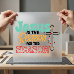 Jesus Reason Season Christmas Christian Faith Ready to Press DTF Transfer for Dtf