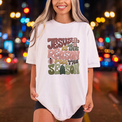 Jesus Reason Season Retro Christian Faith Ready to Press DTF Transfer for Dtf