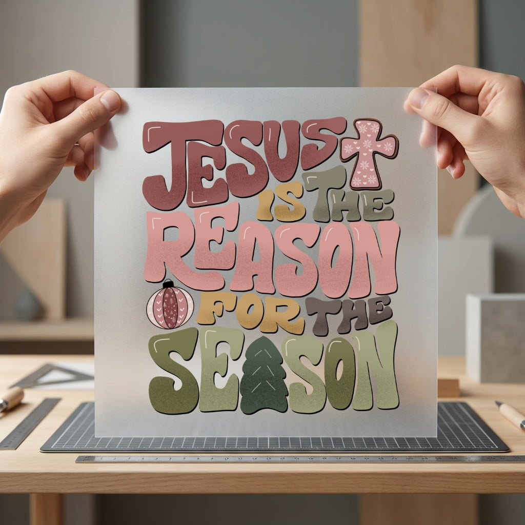 Jesus Reason Season Retro Christian Faith Ready to Press DTF Transfer for Dtf