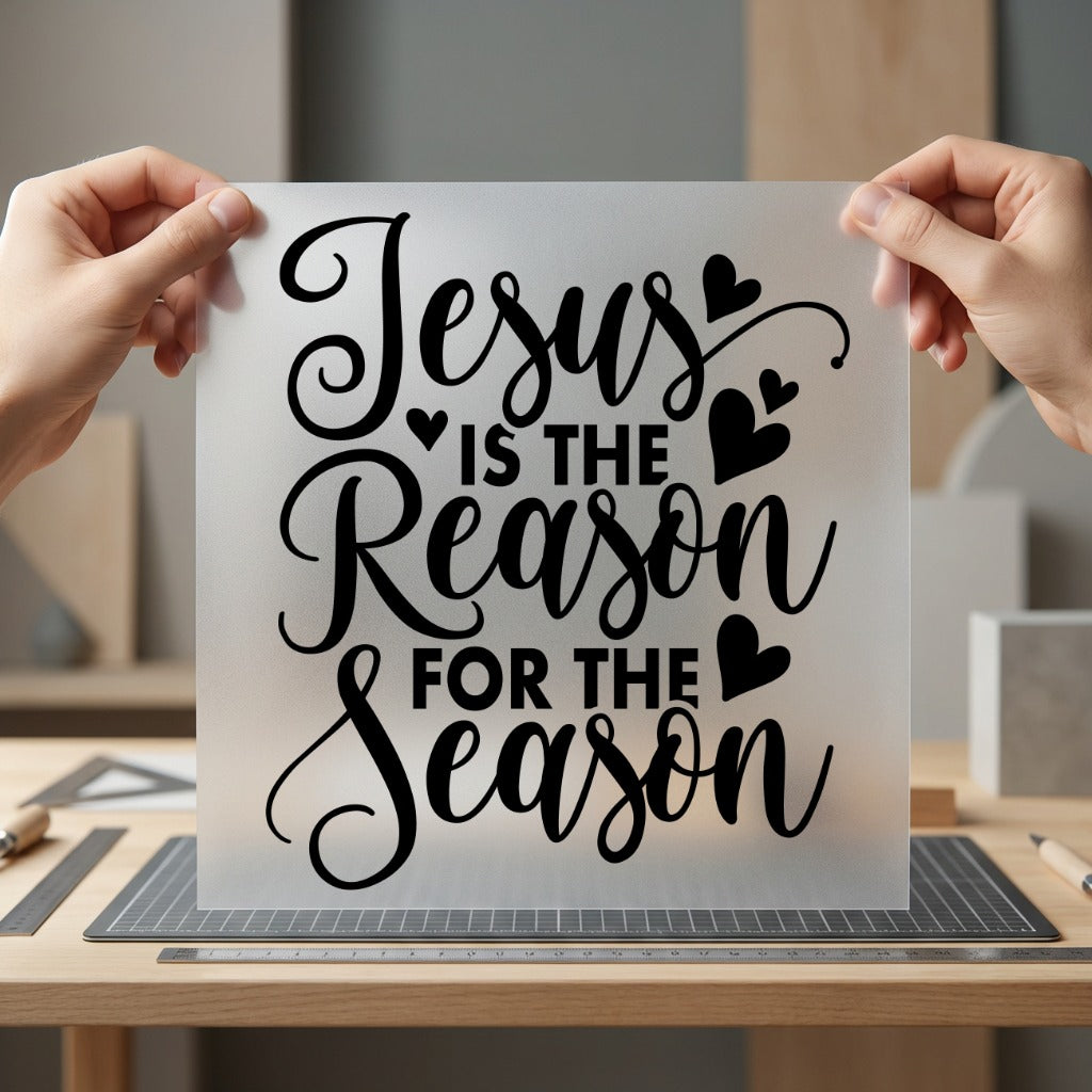 Jesus Reason Season Script Christian Faith Ready to Press DTF Transfer for Dtf
