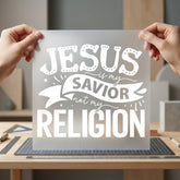 Jesus Savior Christian Diy Christian Faith Ready to Press DTF Transfer for Dtf