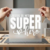 Jesus Superhero Christian Diy Christian Faith Ready to Press DTF Transfer for Dtf