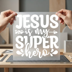 Jesus Superhero Faith-inspired Diy Christian Faith Ready to Press DTF Transfer for Dtf