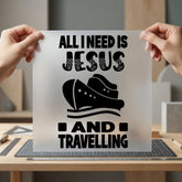 Jesus Traveling Cruise Faith Christian Faith Ready to Press DTF Transfer for Dtf