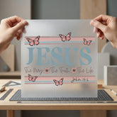 Jesus Way Truth Life Christian Faith Ready to Press DTF Transfer for Dtf