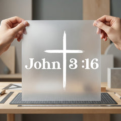 John Cross Faith-inspired Diy Christian Faith Ready to Press DTF Transfer for Dtf