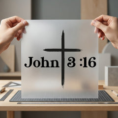 John Cross Faith-inspired Diy Christian Faith Ready to Press DTF Transfer for Dtf