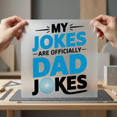 Jokes Officially Dad Funny Dad Funny Ready to Press DTF Transfer for Dtf
